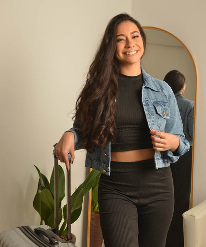 Jaqueta Gigi Jeans Cropped