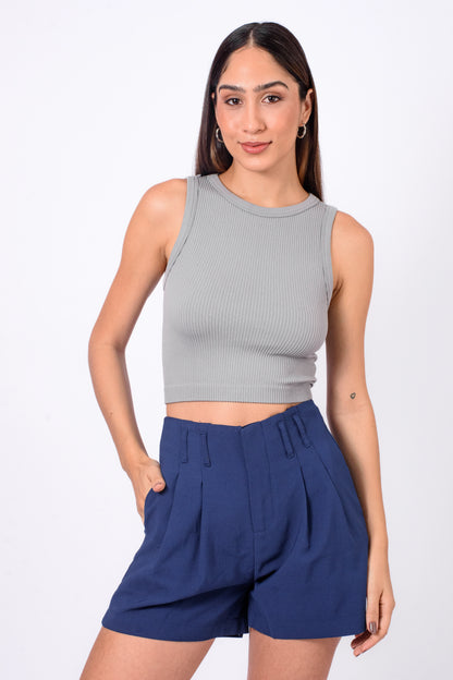 Blusa Cropped Canelada May