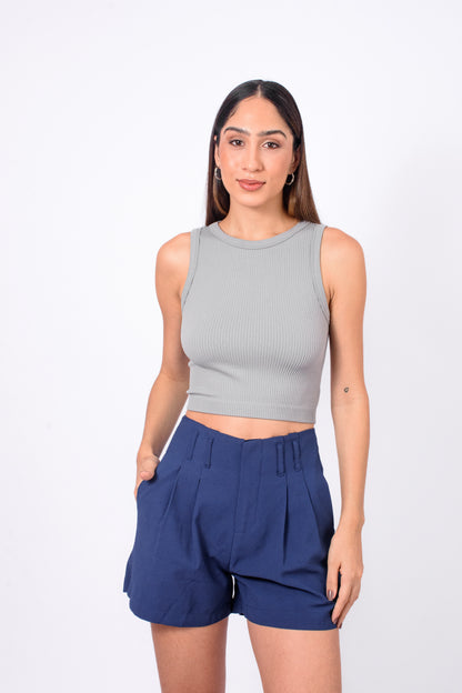 Blusa Cropped Canelada May