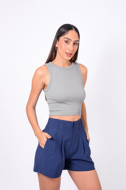 Blusa Cropped Canelada May