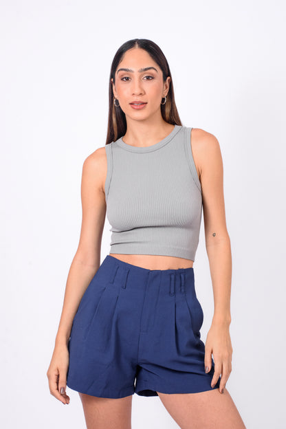 Blusa Cropped Canelada May