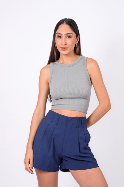 Blusa Cropped Canelada May