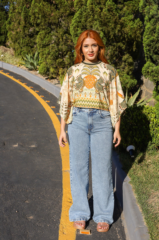 Blusa Estampada Bianca