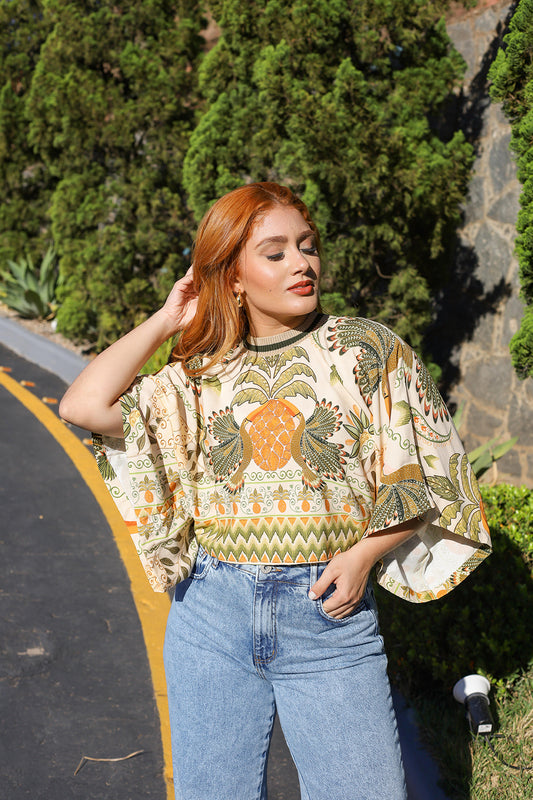 Blusa Estampada Bianca